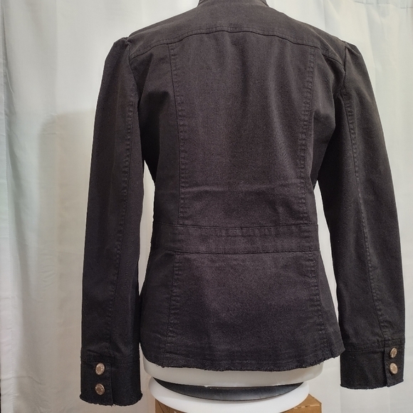 WILLIAM Rast Long Sleeve Black Jacket Women's Size Medium - Picture 7 of 8